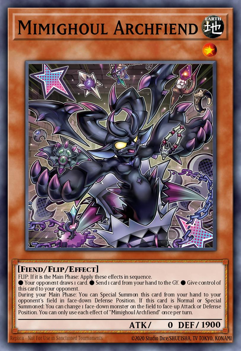 Mimighoul Archfiend Ultra Rare MP25-EN237 2025 Mega-Pack Tin Yugioh card