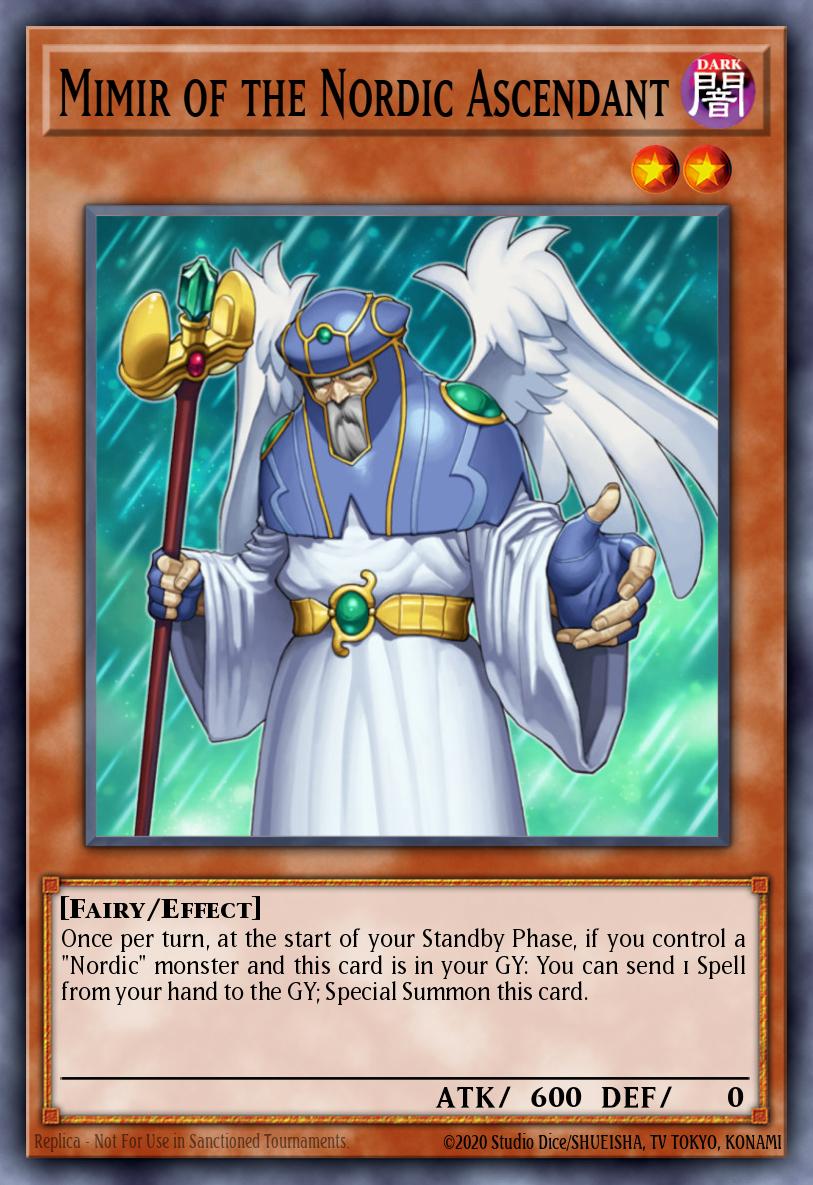 Mimir of the Nordic Ascendant Common LC5D-EN185 Legendary Collection 5Ds Mega Pack Yugioh card