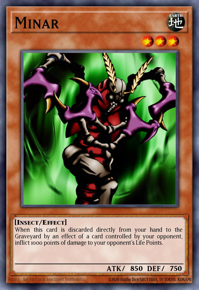 Minar Common DB1-EN010 Dark Beginning 1 Yugioh card