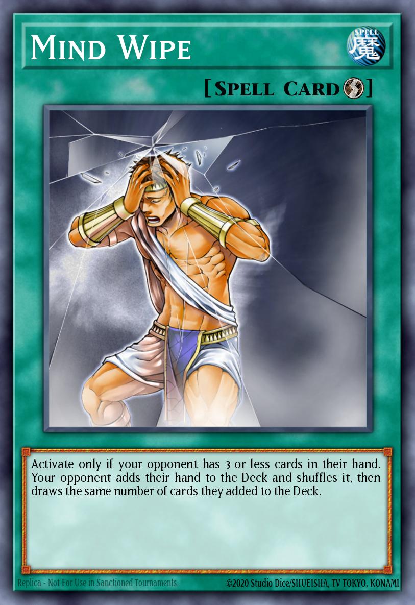 Mind Wipe Common DR3-EN039 Dark Revelation Volume 3 Yugioh card
