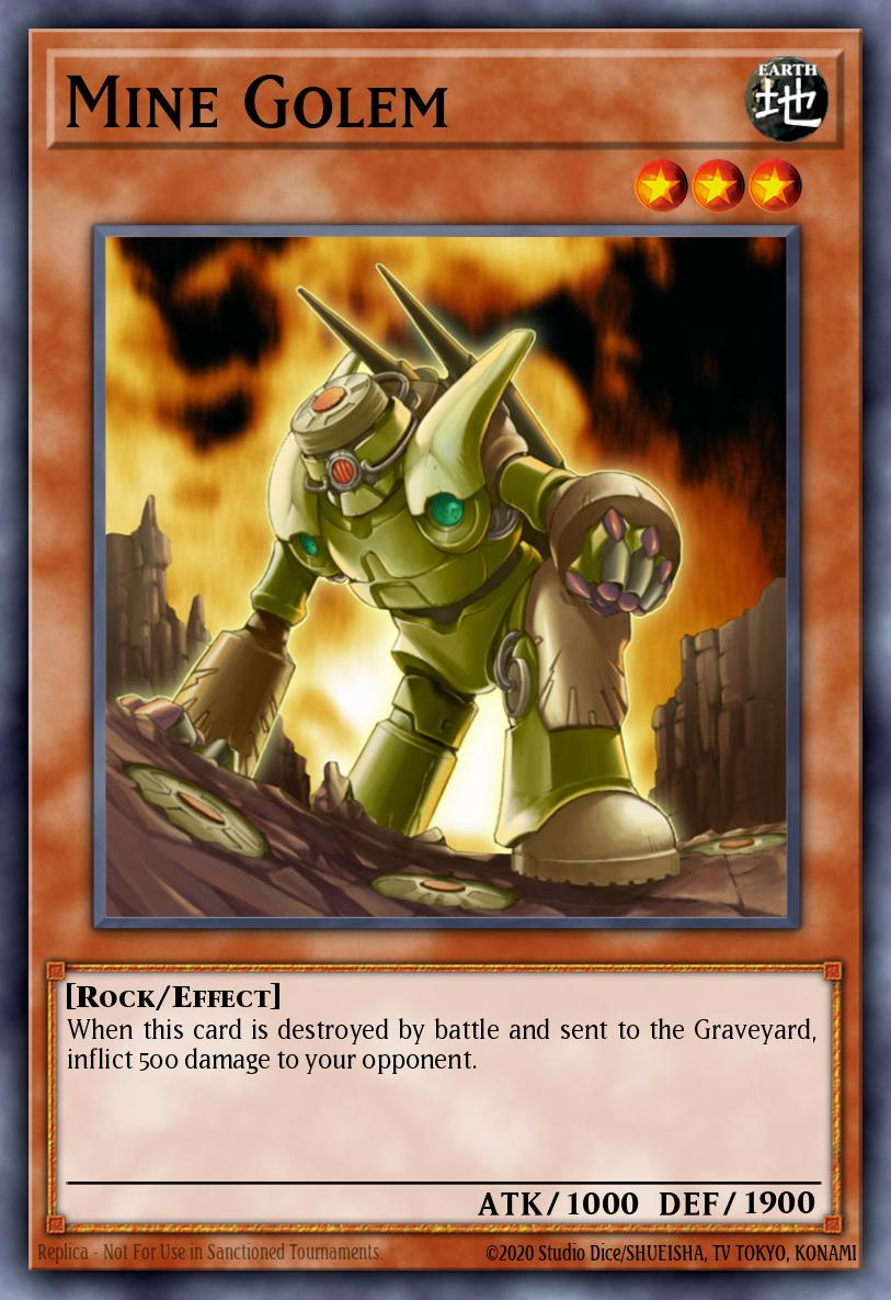 Mine Golem Common DR3-EN198 Dark Revelation Volume 3 Yugioh card