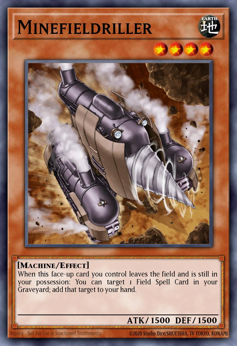 Minefieldriller Super Rare ANPR-EN034 Ancient Prophecy Yugioh card