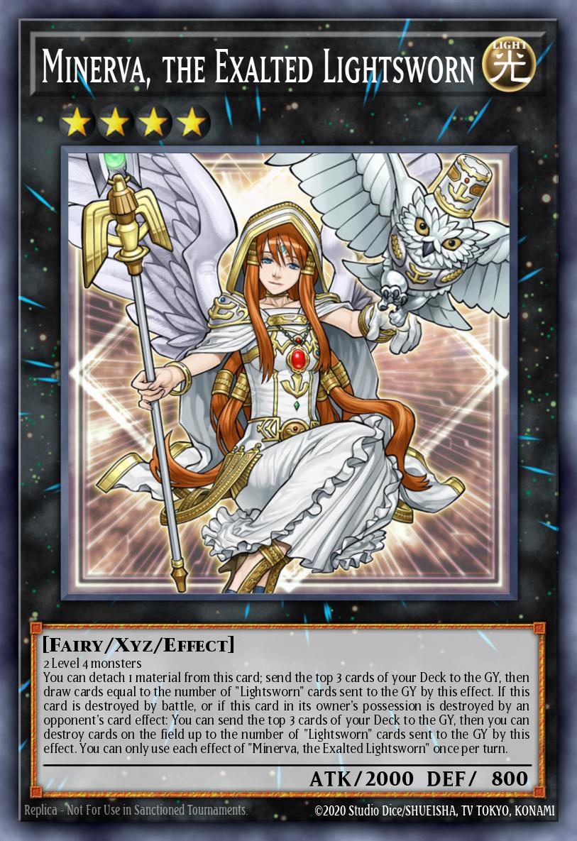 Minerva the Exalted Lightsworn Ultra Rare BLC1-EN013 Battles of Legend Chapter 1 Yugioh card