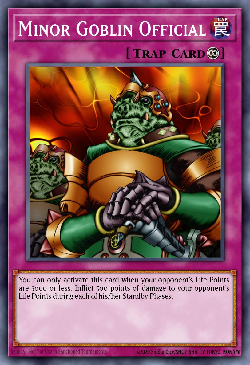 Minor Goblin Official Common DB1-EN171 Dark Beginning 1 Yugioh card