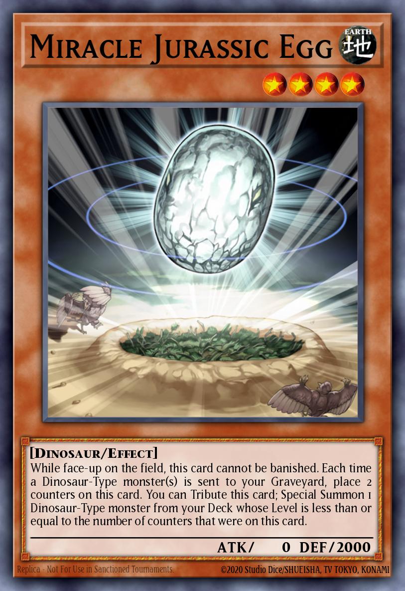 Miracle Jurassic Egg Common SR04-EN011 Dinosmashers Fury Structure Deck Yugioh card