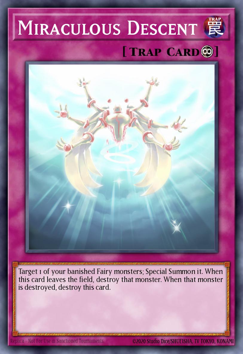 Miraculous Descent Super Rare DR04-EN238 Dark Revelation Volume 4 Yugioh card