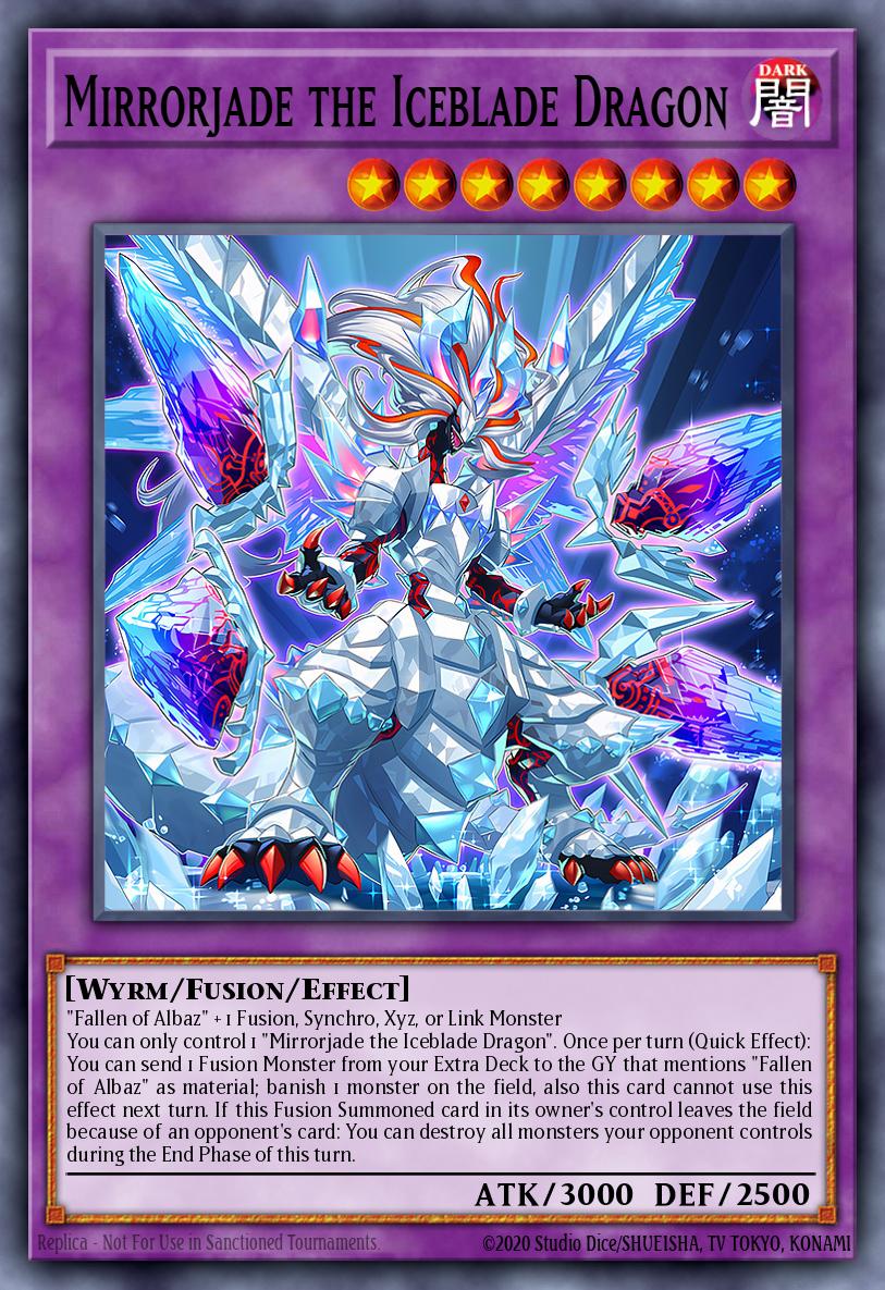 Mirrorjade the Iceblade Dragon Ultra Rare CH01-EN042 THE CHRONICLES DECK: The Fallen & The Virtuous (All-Foil Edition) Yugioh card
