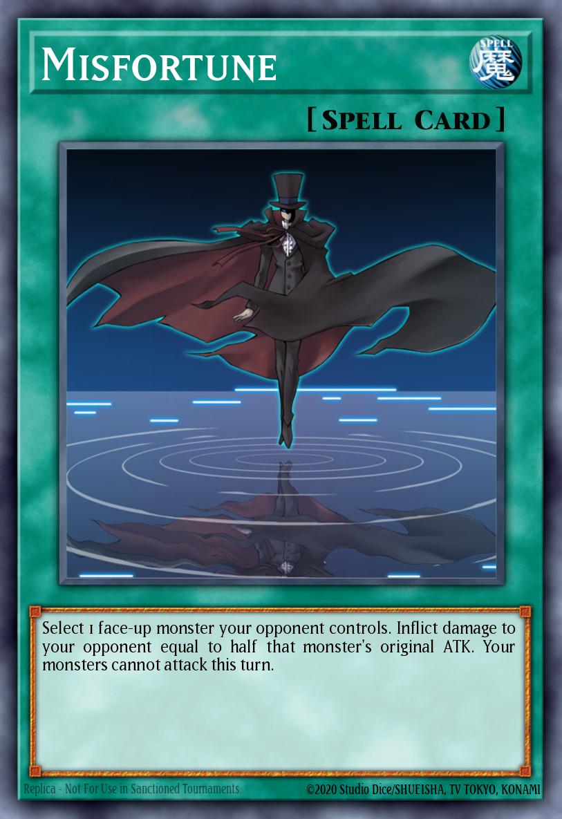 Misfortune Common DR04-EN217 Dark Revelation Volume 4 Yugioh card