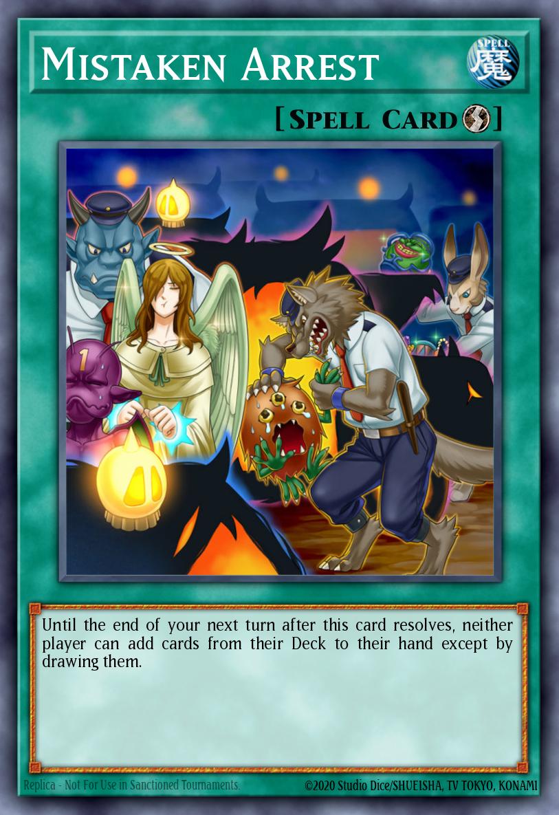 Mistaken Arrest Starlight Rare BLGG-EN114 Battles of Legend: Glorious Gallery Yugioh card