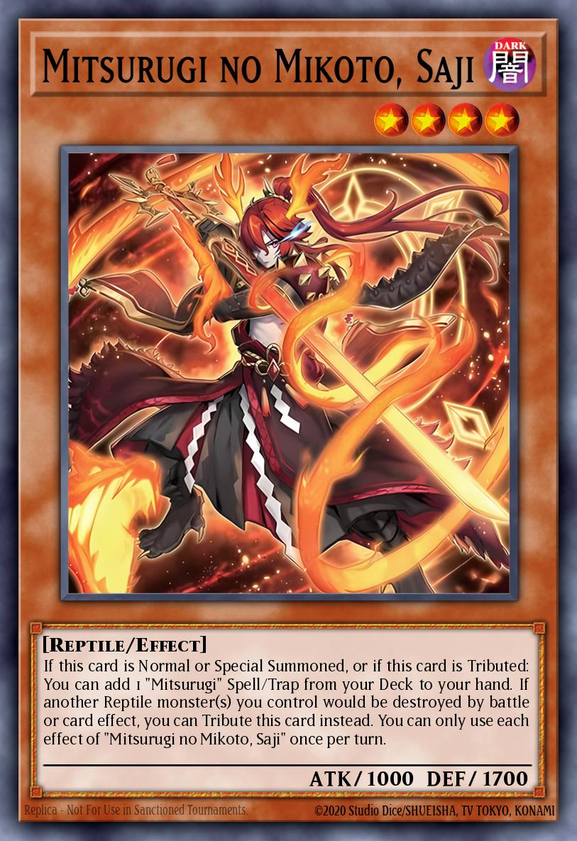 Mitsurugi no Mikoto, Saji 3 L26D-ENM05 Legendary Modern Decks 2026 Yugioh card