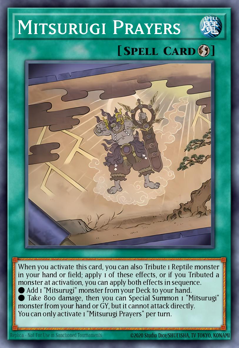 Mitsurugi Prayers 2 L26D-ENM14 Legendary Modern Decks 2026 Yugioh card
