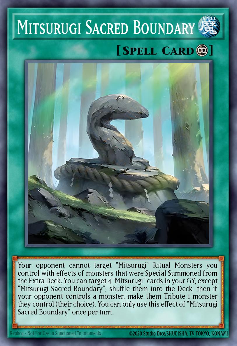 Mitsurugi Sacred Boundary Common L26D-ENM18 Legendary Modern Decks 2026 Yugioh card