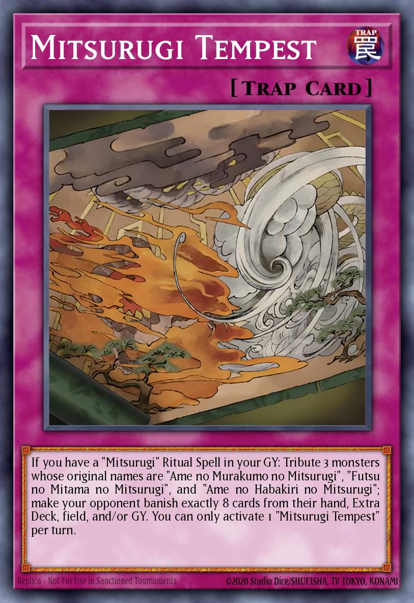 Mitsurugi Tempest Ultra Rare L26D-ENM21 Legendary Modern Decks 2026 Yugioh card