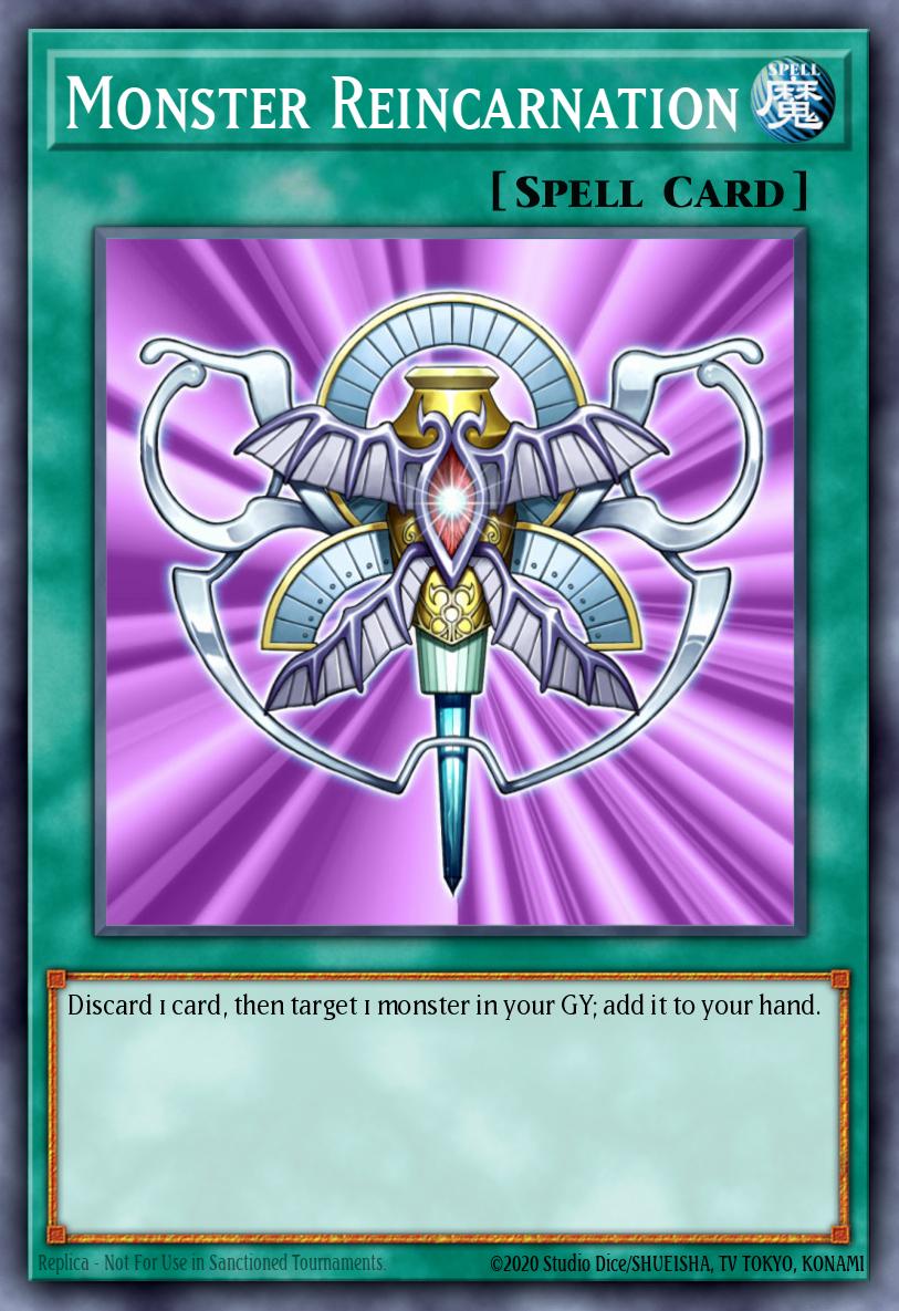 Monster Reincarnation Common YS15-ENL16 Dark Legion Starter Deck Yugioh card