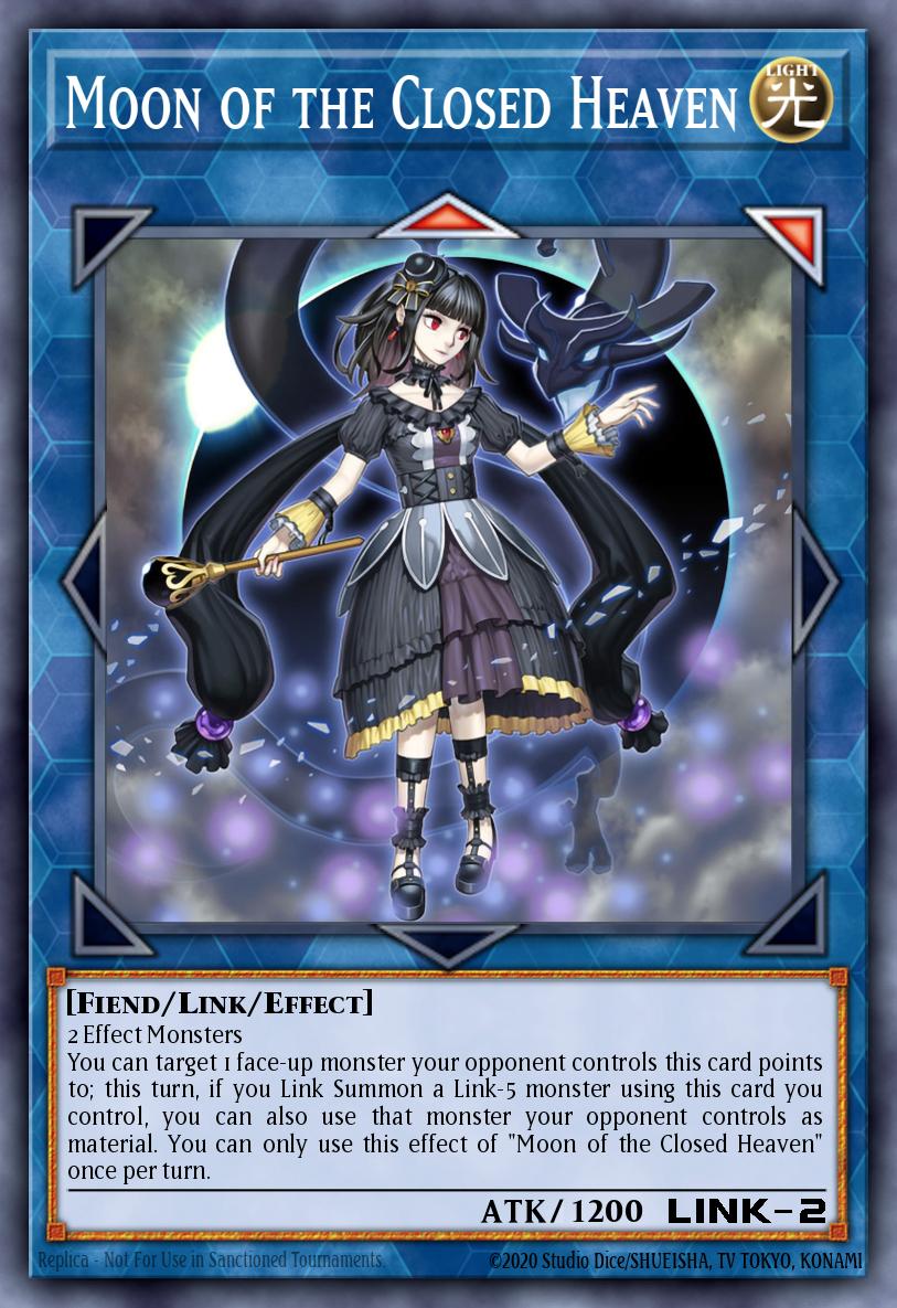 Moon of the Closed Heaven Super Rare OP26-EN009 OTS Tournament Pack 26 Yugioh card