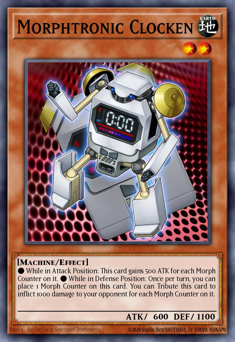 Morphtronic Clocken Common CSOC-EN012 Crossroads of Chaos Yugioh card