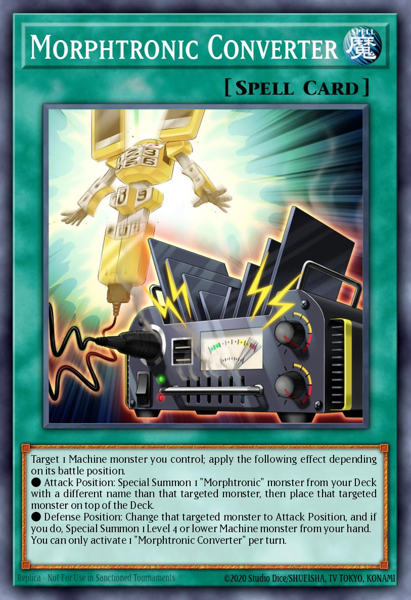 Morphtronic Converter Super Rare MP23-EN150 25th Anniversary Tin Dueling Heroes Mega Pack Yugioh card