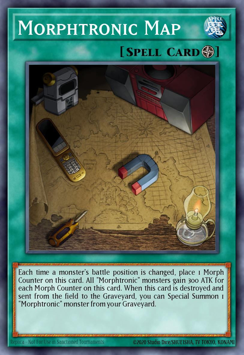 Morphtronic Map Common CRMS-EN050 Crimson Crisis Yugioh card