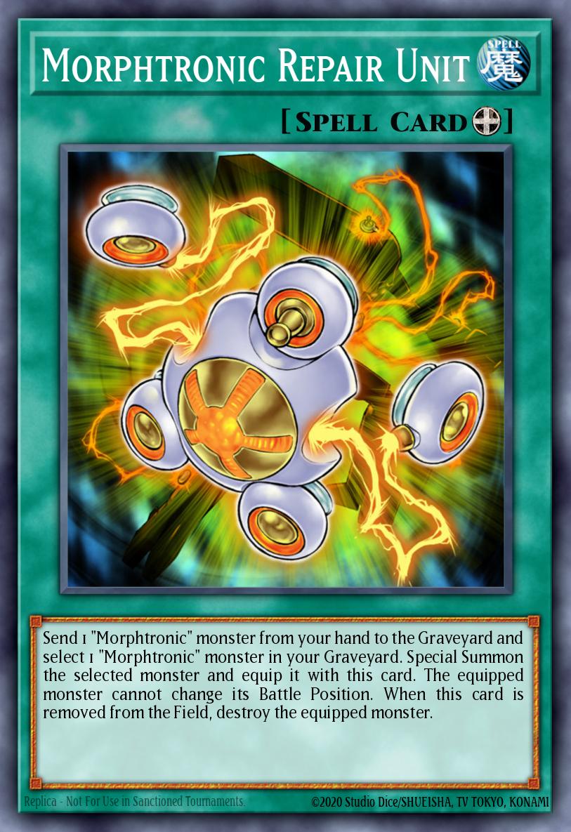 Morphtronic Repair Unit Common RGBT-EN054 Raging Battle Yugioh card