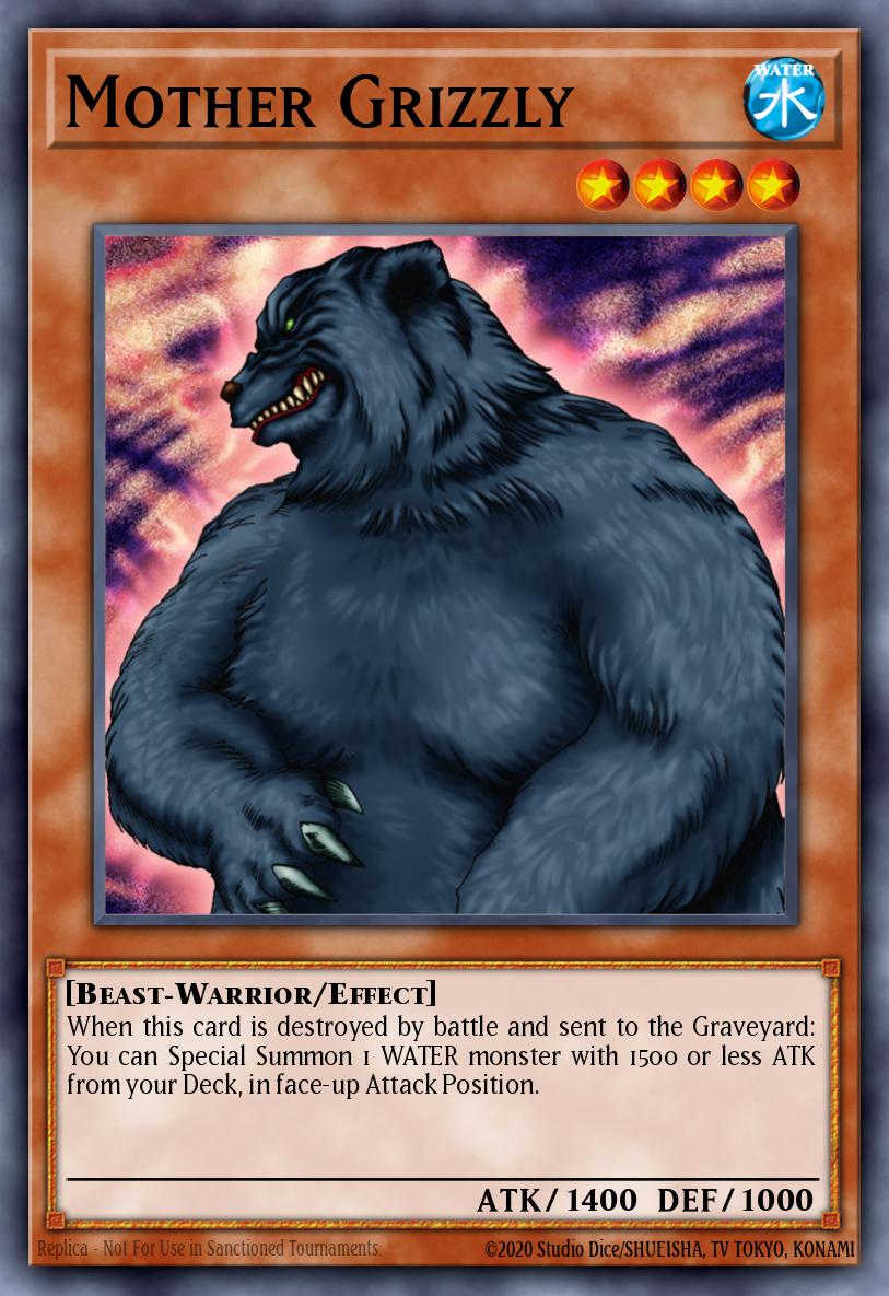 Mother Grizzly Common CP04-EN013 Champion Pack Game Four Yugioh card