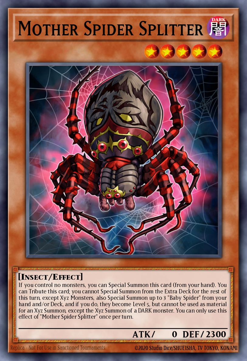 Mother Spider Splitter Ultra Rare BLMR-EN044 Battles of Legend Monstrous Revenge Yugioh card