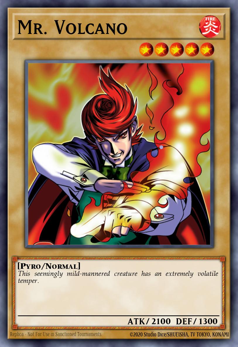 Mr Volcano Common PSV-044 Pharaohs Servant Yugioh card