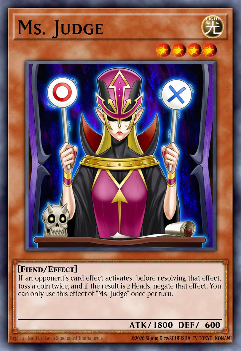 Ms Judge Short Print NECH-EN043 The New Challengers Yugioh card