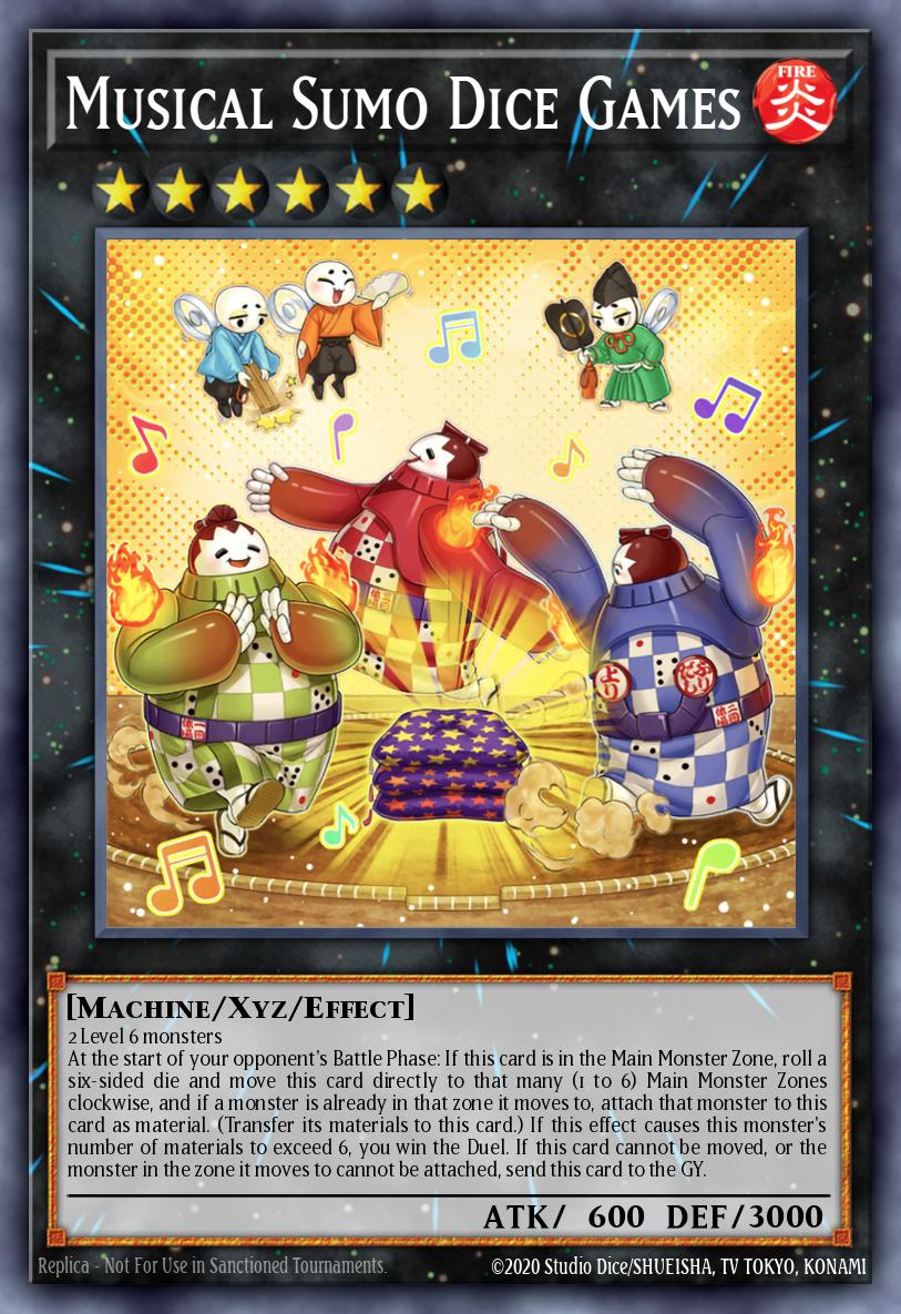 Musical Sumo Dice Games Common DIFO-EN047 Dimension Force Yugioh card