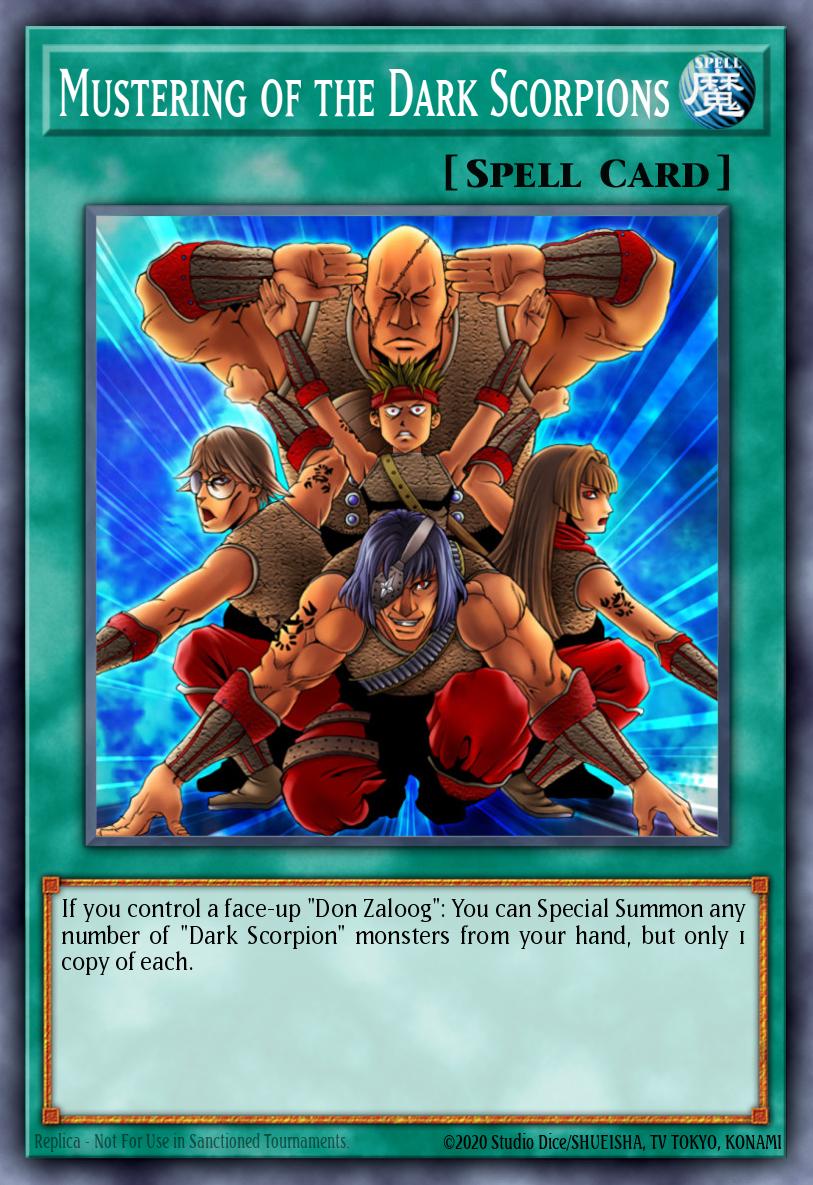 Mustering of the Dark Scorpions Common DCR-093 Dark Crisis Yugioh card