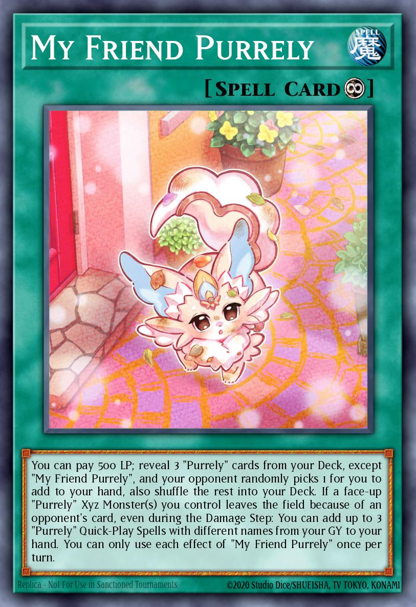 My Friend Purrely Collector's Rare RA02-EN071 25th Anniversary Rarity Collection II Yugioh card