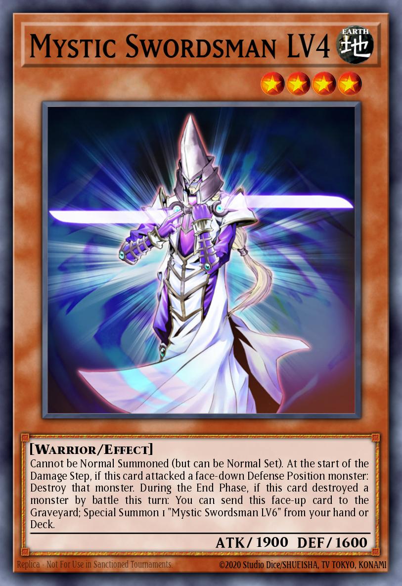 Mystic Swordsman LV4 Ultra Rare DR3-EN012 Dark Revelation Volume 3 Yugioh card