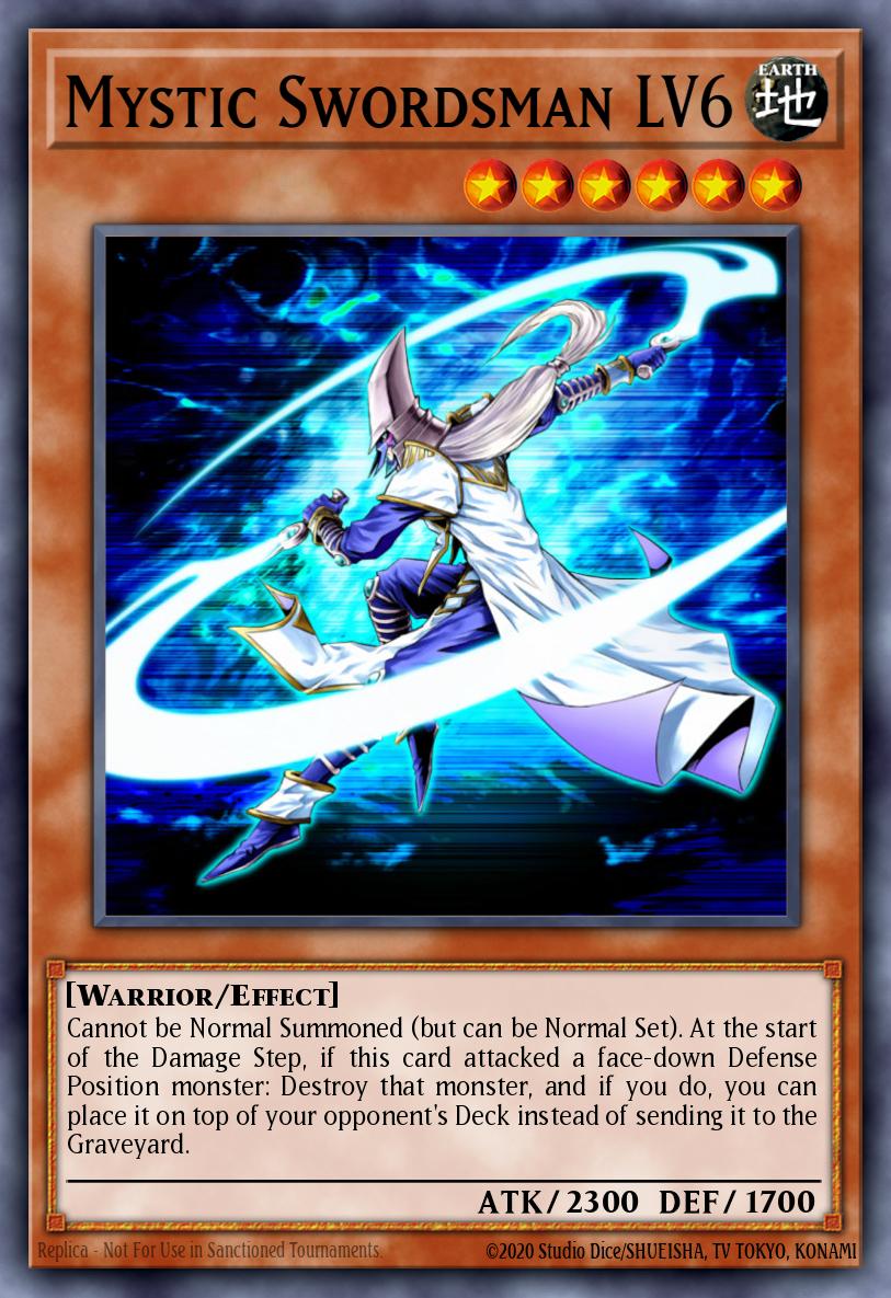 Mystic Swordsman LV6 Ultra Rare DR3-EN068 Dark Revelation Volume 3 Yugioh card