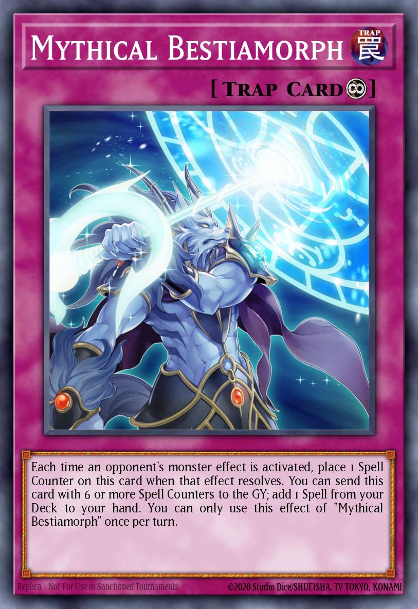 Mythical Bestiamorph Rare EXFO-EN073 Extreme Force Yugioh card