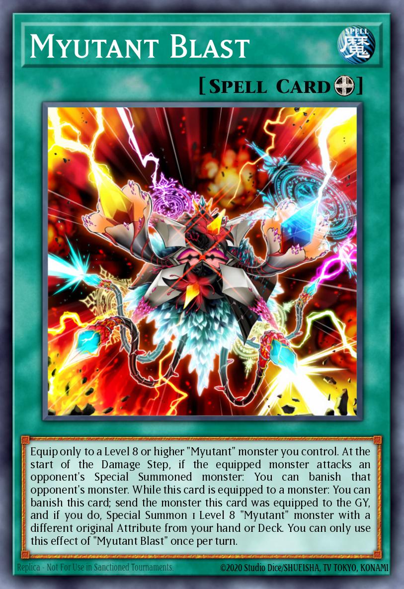 Myutant Blast Common PHRA-EN094 Phantom Rage Yugioh card