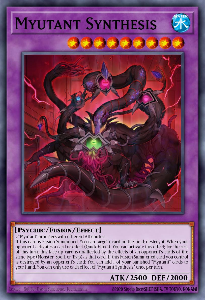 Myutant Synthesis Super Rare PHRA-EN090 Phantom Rage Yugioh card