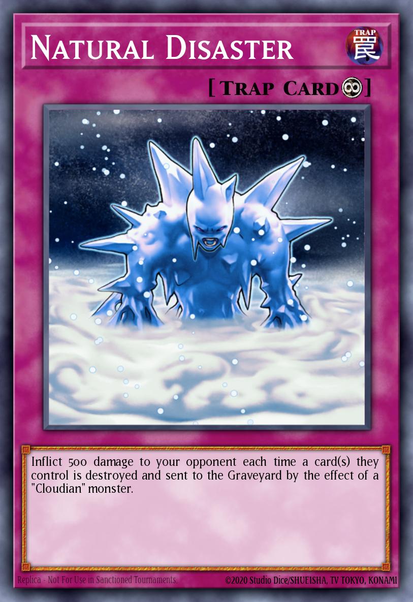 Natural Disaster Common GLAS-EN065 Gladiators Assault Yugioh card