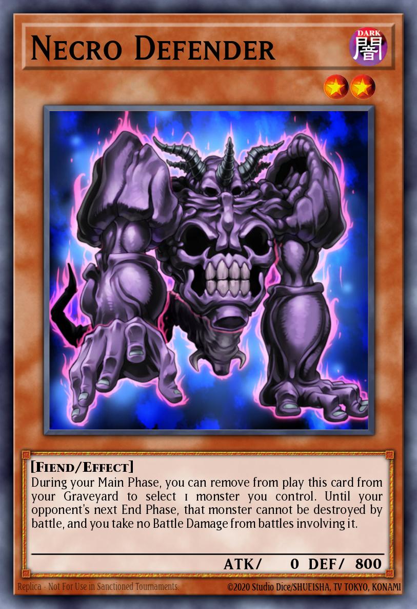 Necro Defender Rare EXVC-EN004 Extreme Victory Yugioh card