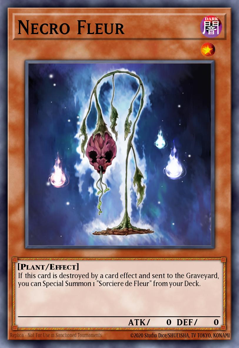 Necro Fleur Common LED8-EN029 Legendary Duelists Synchro Storm Yugioh card