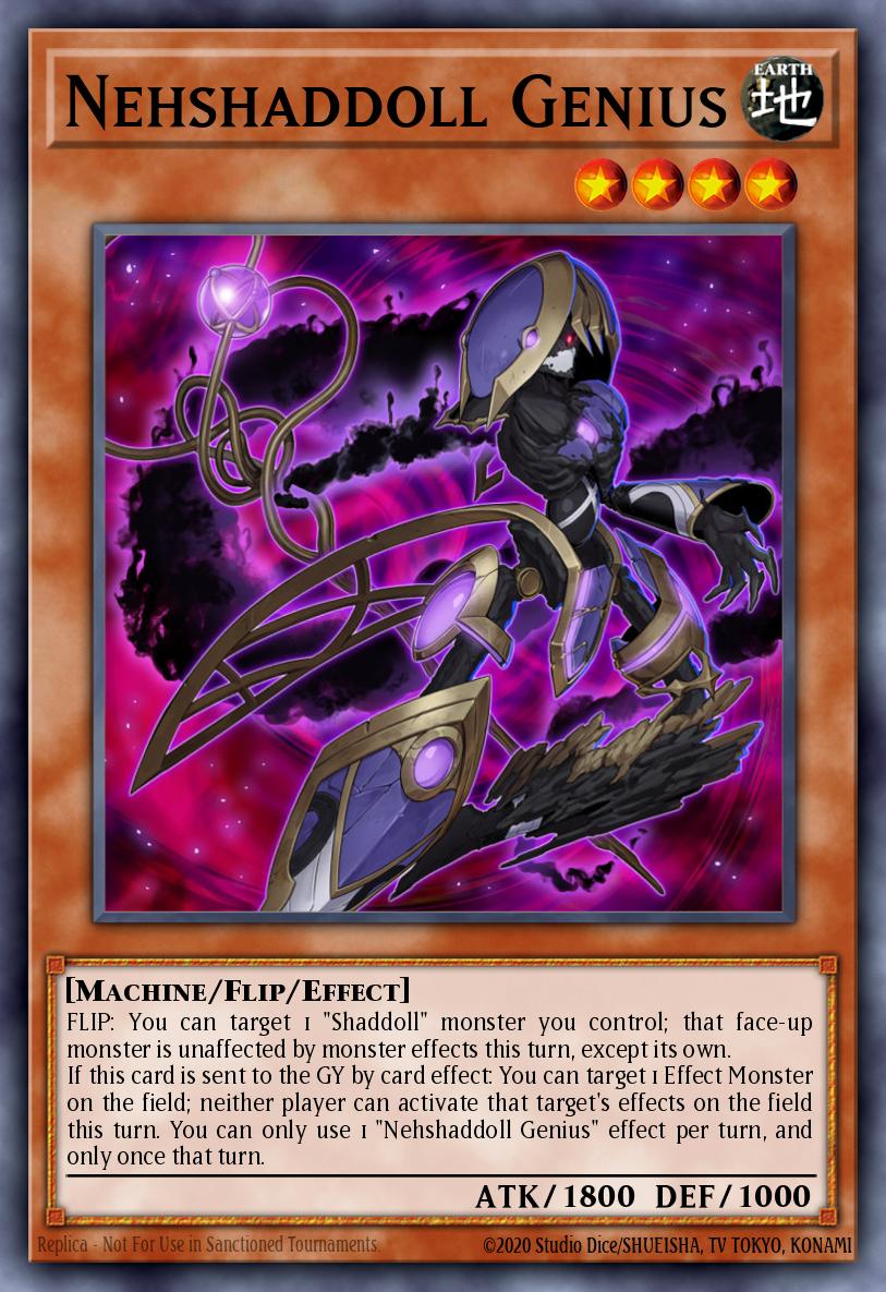 Nehshaddoll Genius Ultra Rare GFTP-EN006 Ghosts From the Past Yugioh card