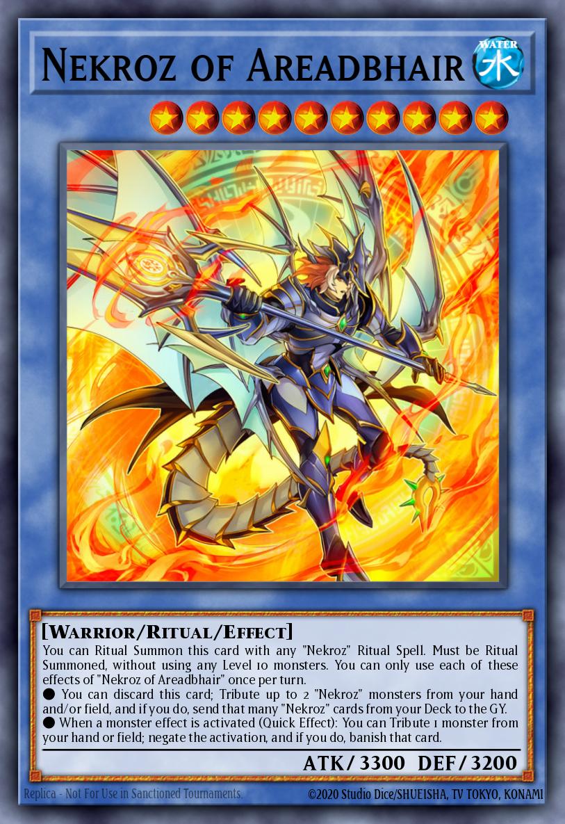 Nekroz of Areadbhair Secret Rare BLMM-EN135 Battles of Legend Monster Mayhem Yugioh card