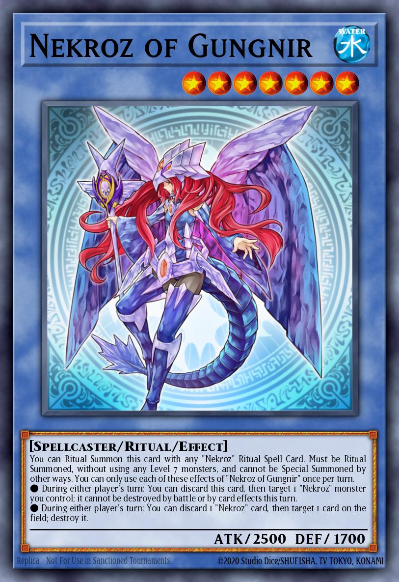 Nekroz of Gungnir Secret Rare MP15-EN219 2015 Mega-Tin Mega Pack Yugioh card