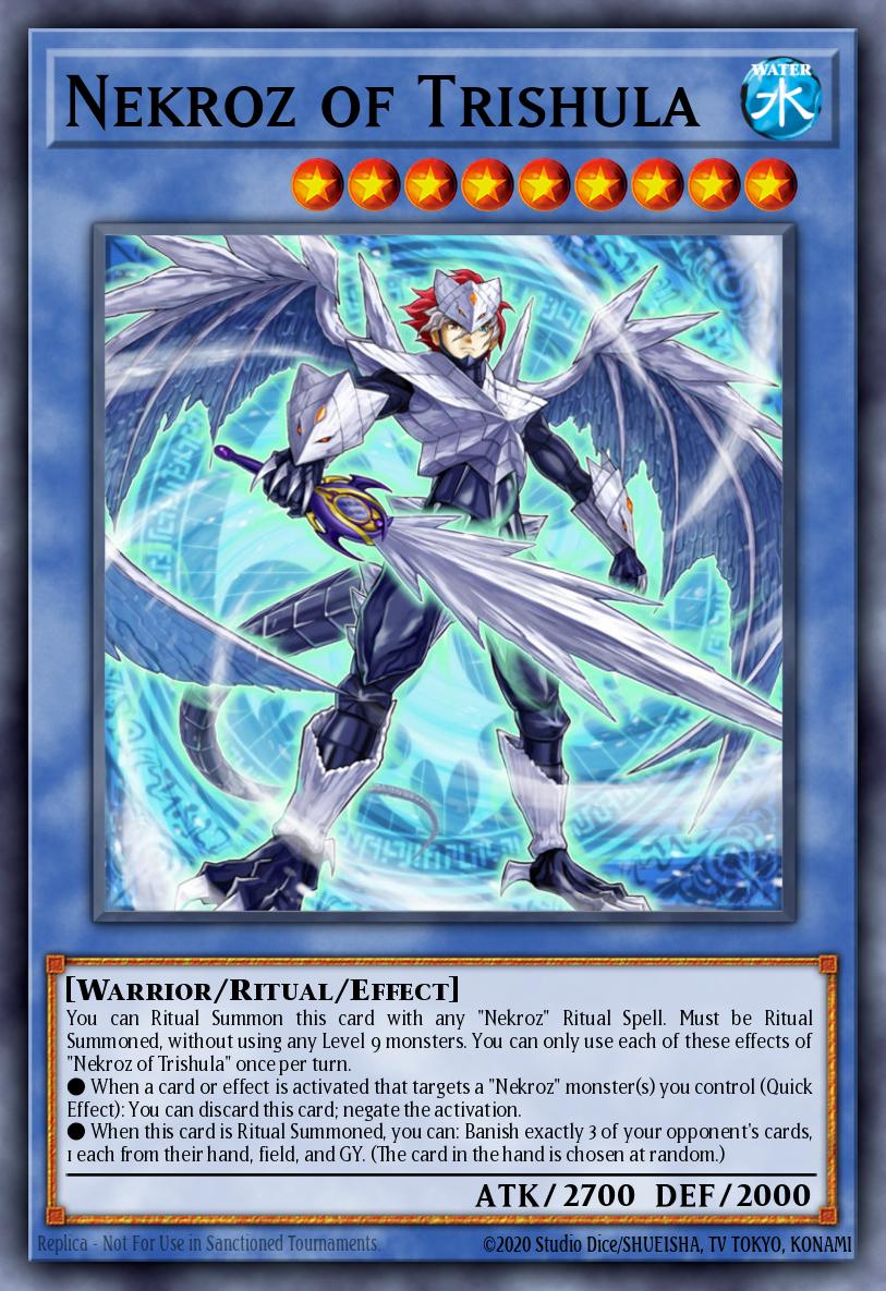 Nekroz of Trishula Secret Rare BLMM-EN132 Battles of Legend Monster Mayhem Yugioh card