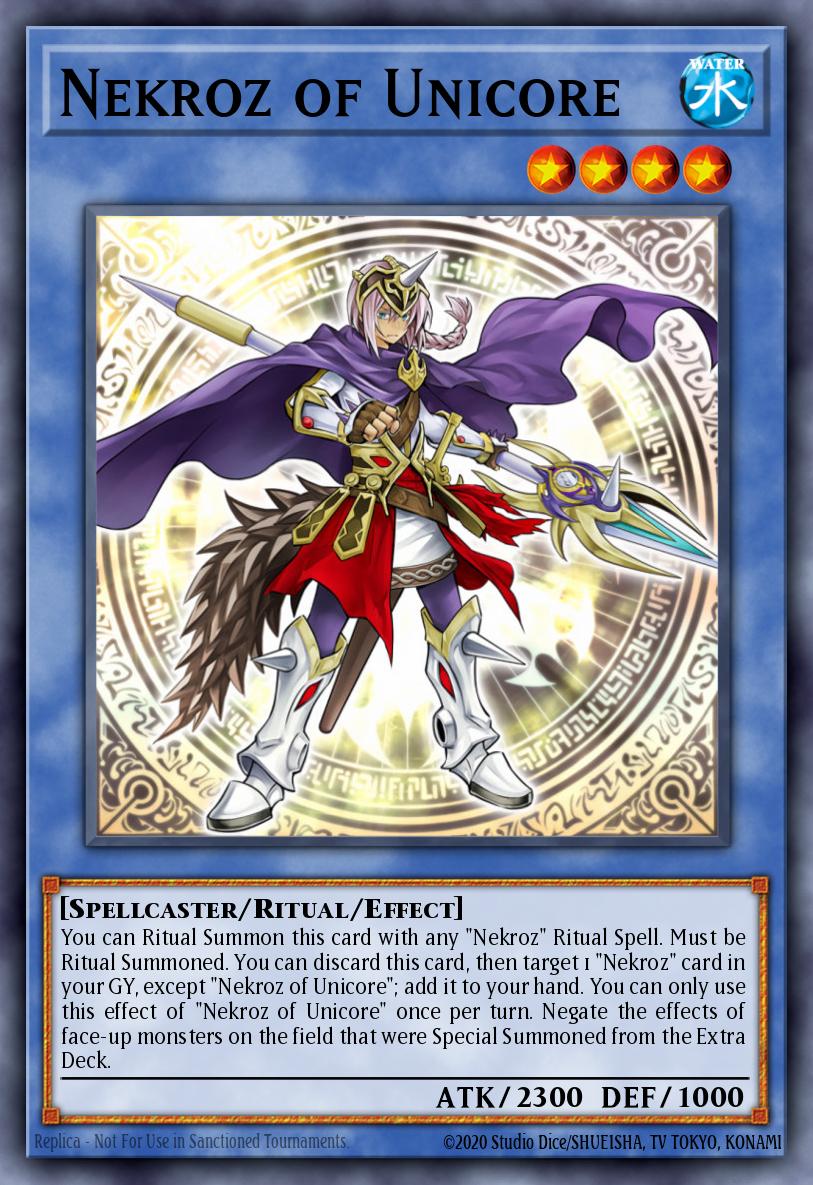Nekroz of Unicore Ultra Rare DUPO-EN088 Duel Power Yugioh card