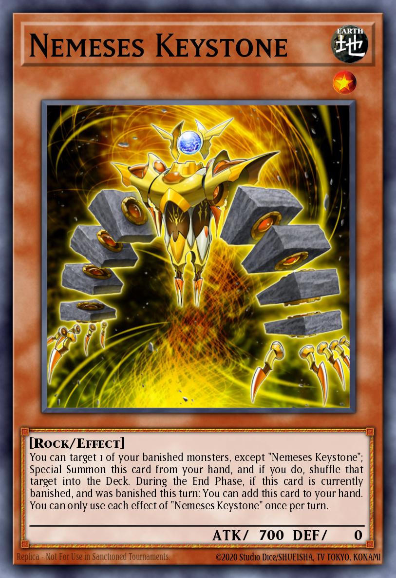 Nemeses Keystone Super Rare ROTD-EN029 Rise of the Duelist Yugioh card