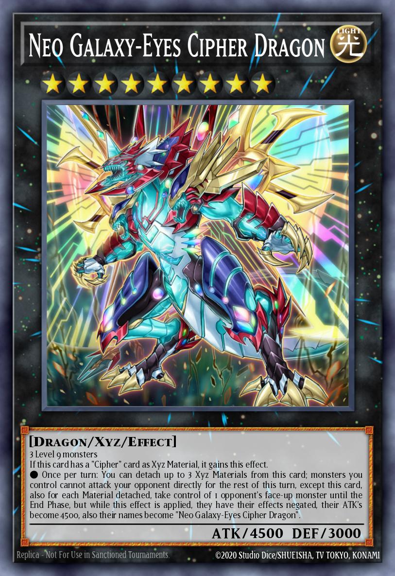 Neo Galaxy-Eyes Cipher Dragon Ultra Rare DPDG-EN039 Duelist Pack Dimensional Guardians Yugioh card