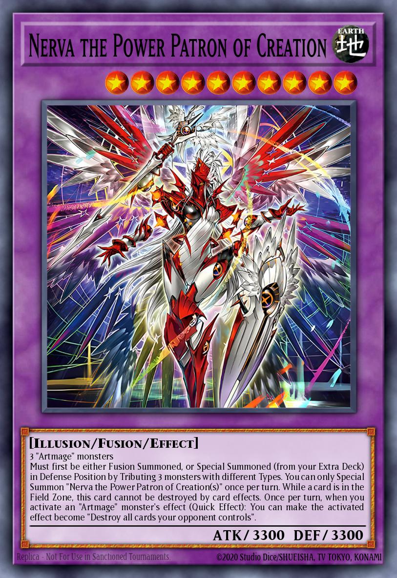 Nerva the Power Patron of Creation Secret Rare DUAD-EN033 Duelists Advance Yugioh card