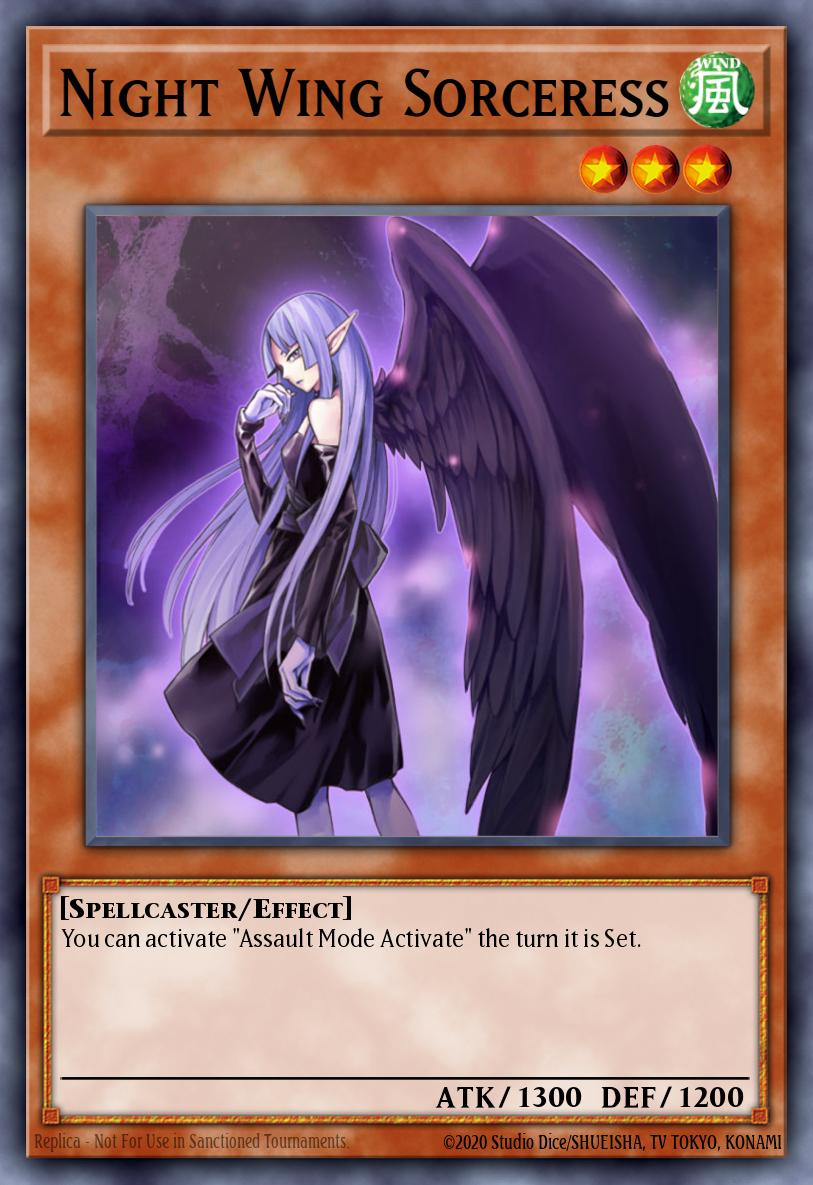 Night Wing Sorceress Common CRMS-EN025 Crimson Crisis Yugioh card