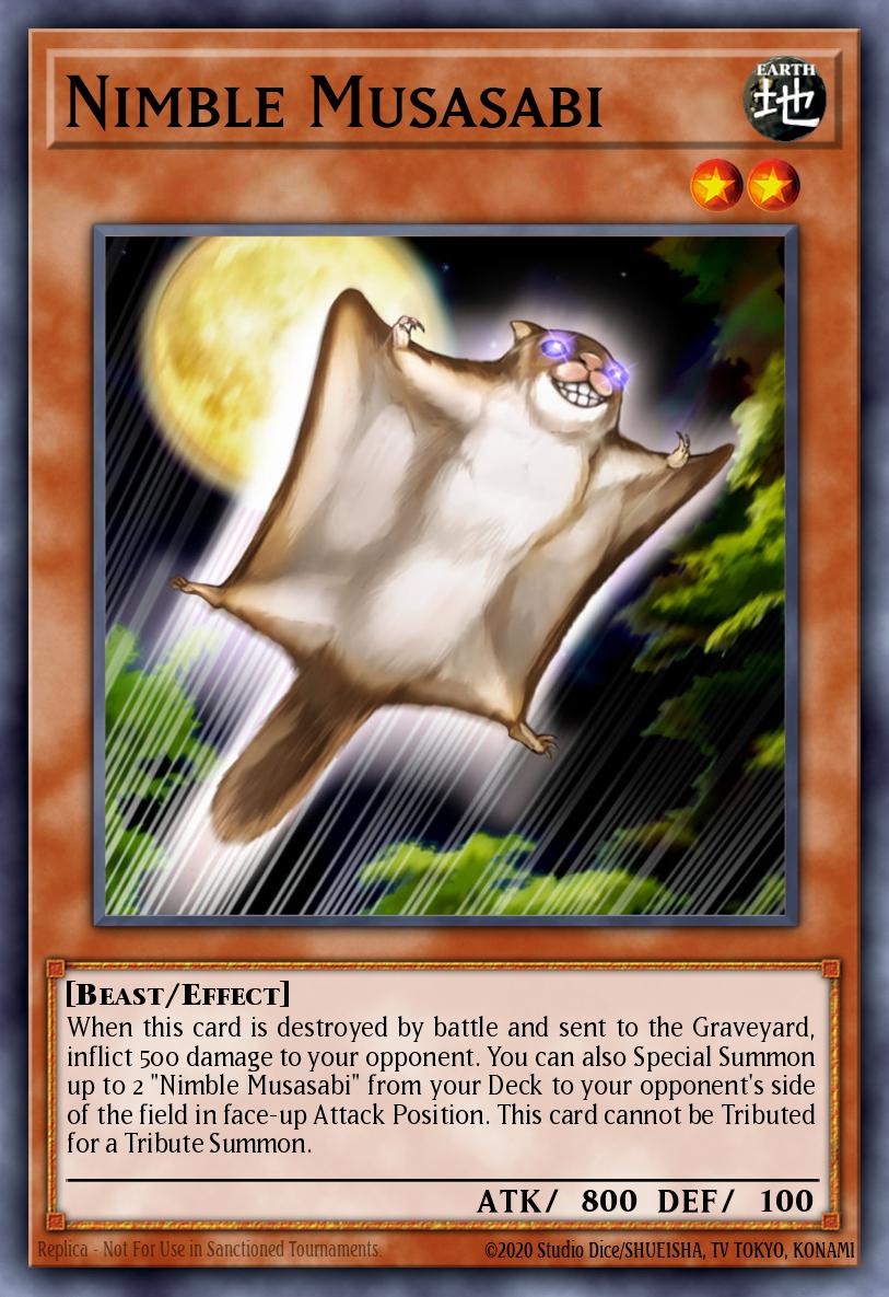 Nimble Musasabi Rare LODT-EN086 Light of Destruction Yugioh card