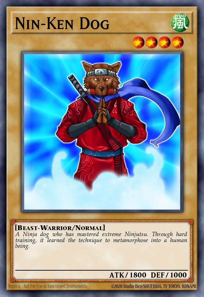Nin-Ken Dog Common DCR-002 Dark Crisis Yugioh card