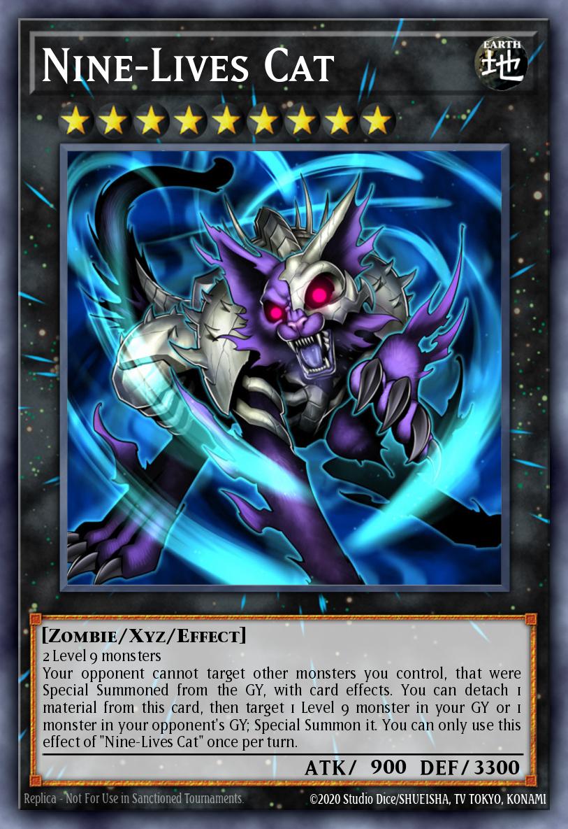 Nine-Lives Cat Common MP21-EN035 2021 Tin of Ancient Battles Yugioh card